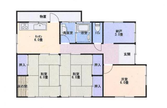detached 仲多度郡多度津町大字南鴨