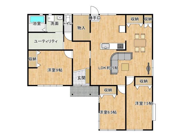 detached 高松市中間町